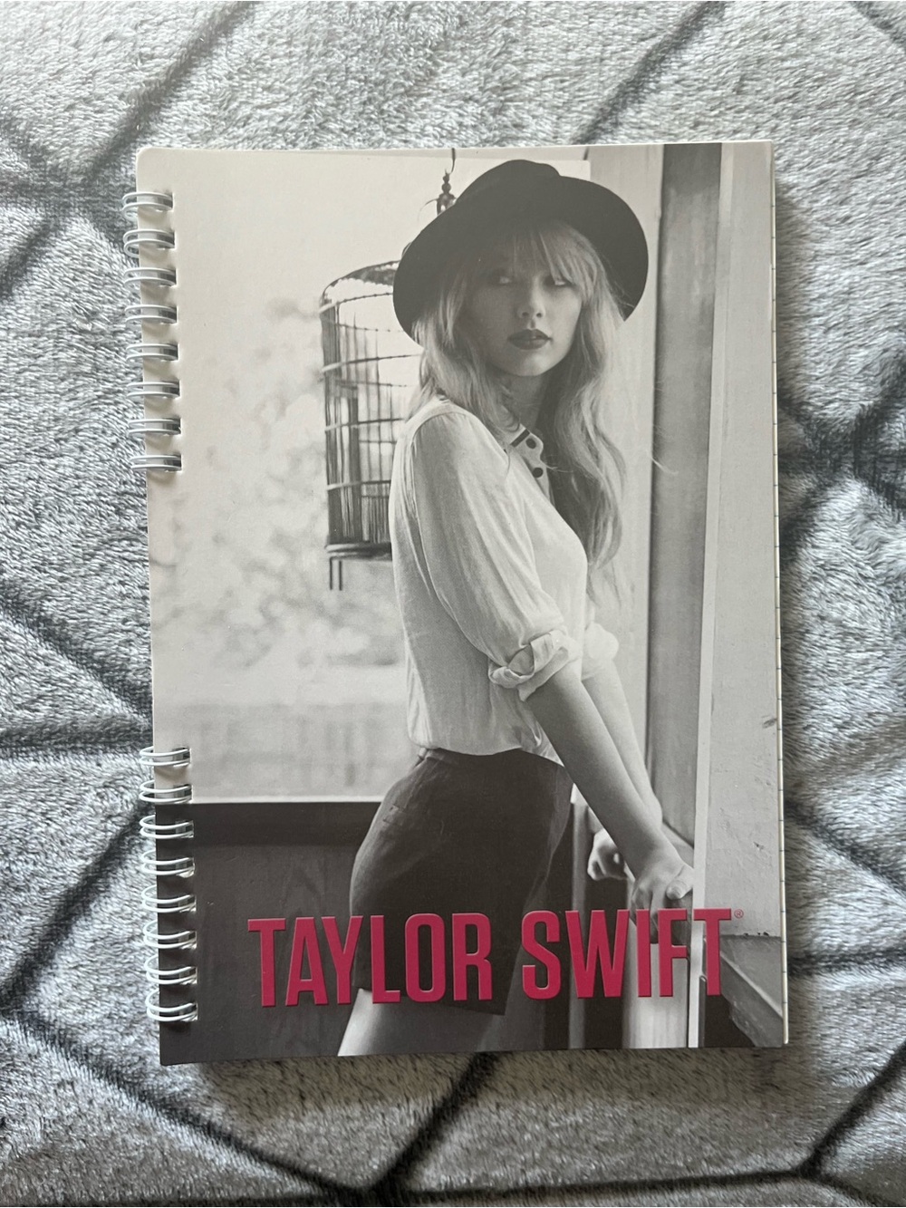 Taylor Swift Notebook Journal Red Era Spiral Book